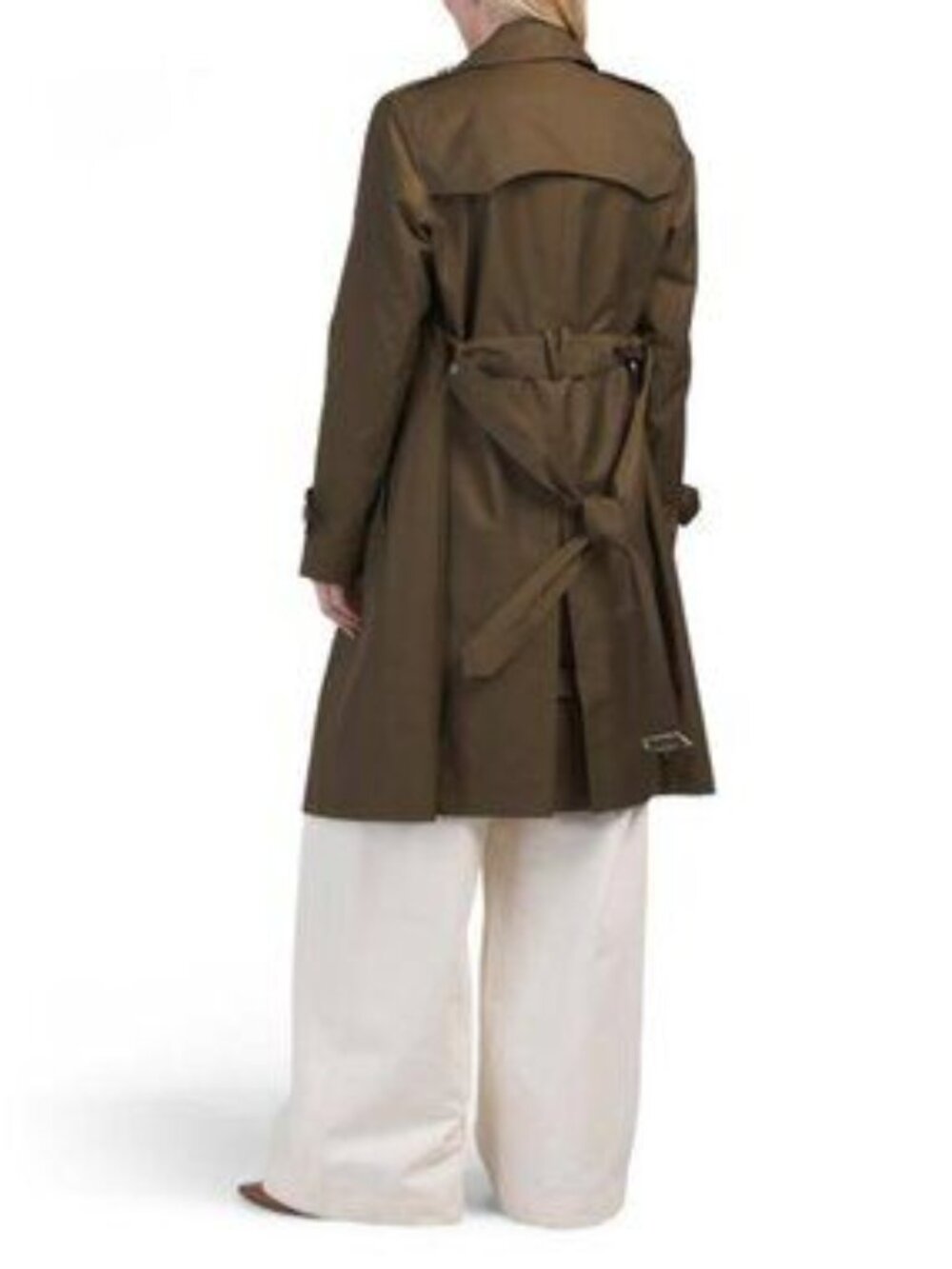 VIA SPIGA Double Breasted Trench Coat - Picture 2 of 3